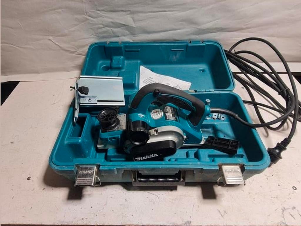 Makita KP0810 Schaafmachine in koffer - 850W - 4mm, Ophalen of Verzenden, Makita, N.v.t, N.v.t