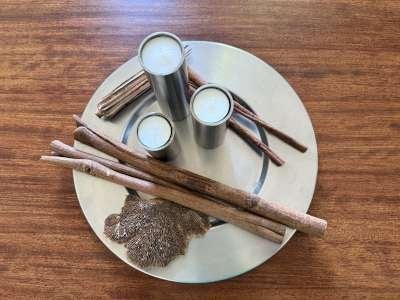 Zack schaal + 3 theelichten, Overige materialen, Overige merken, Waxinelichthouder, Nieuw