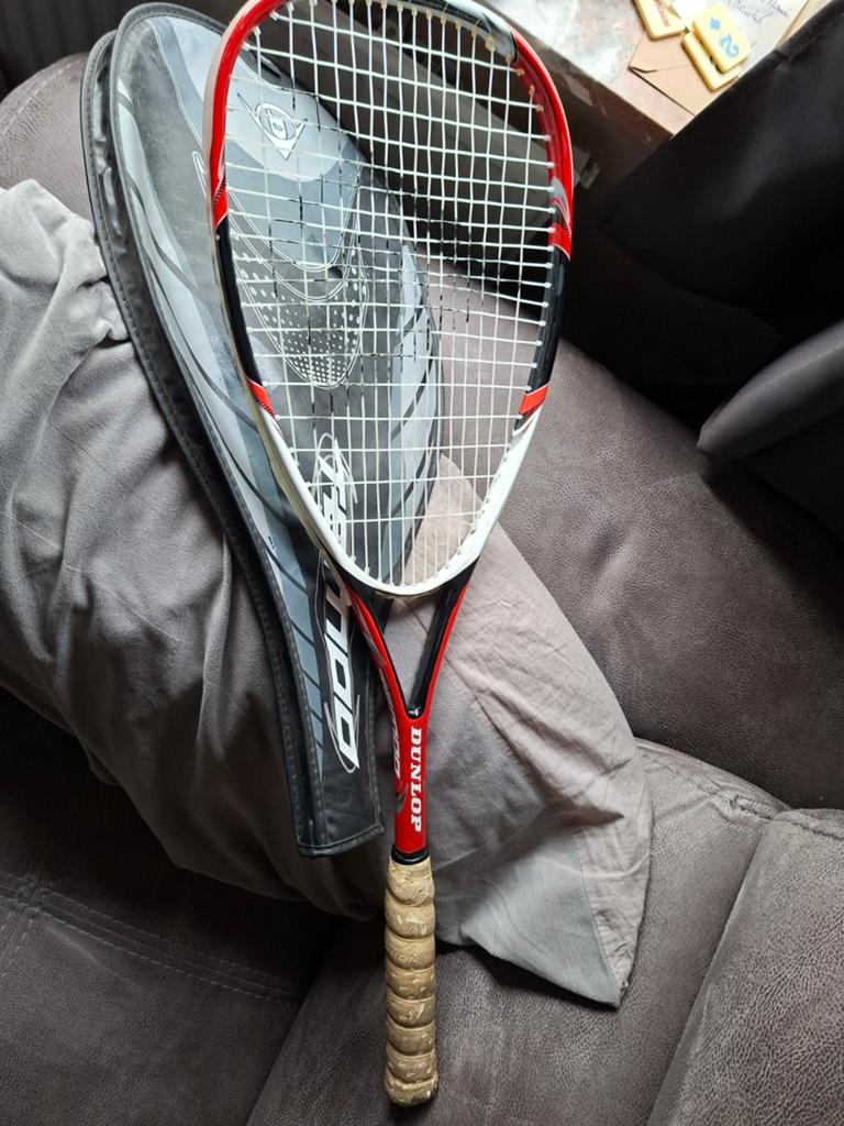 Squashracket dunlop, Ophalen, Gebruikt