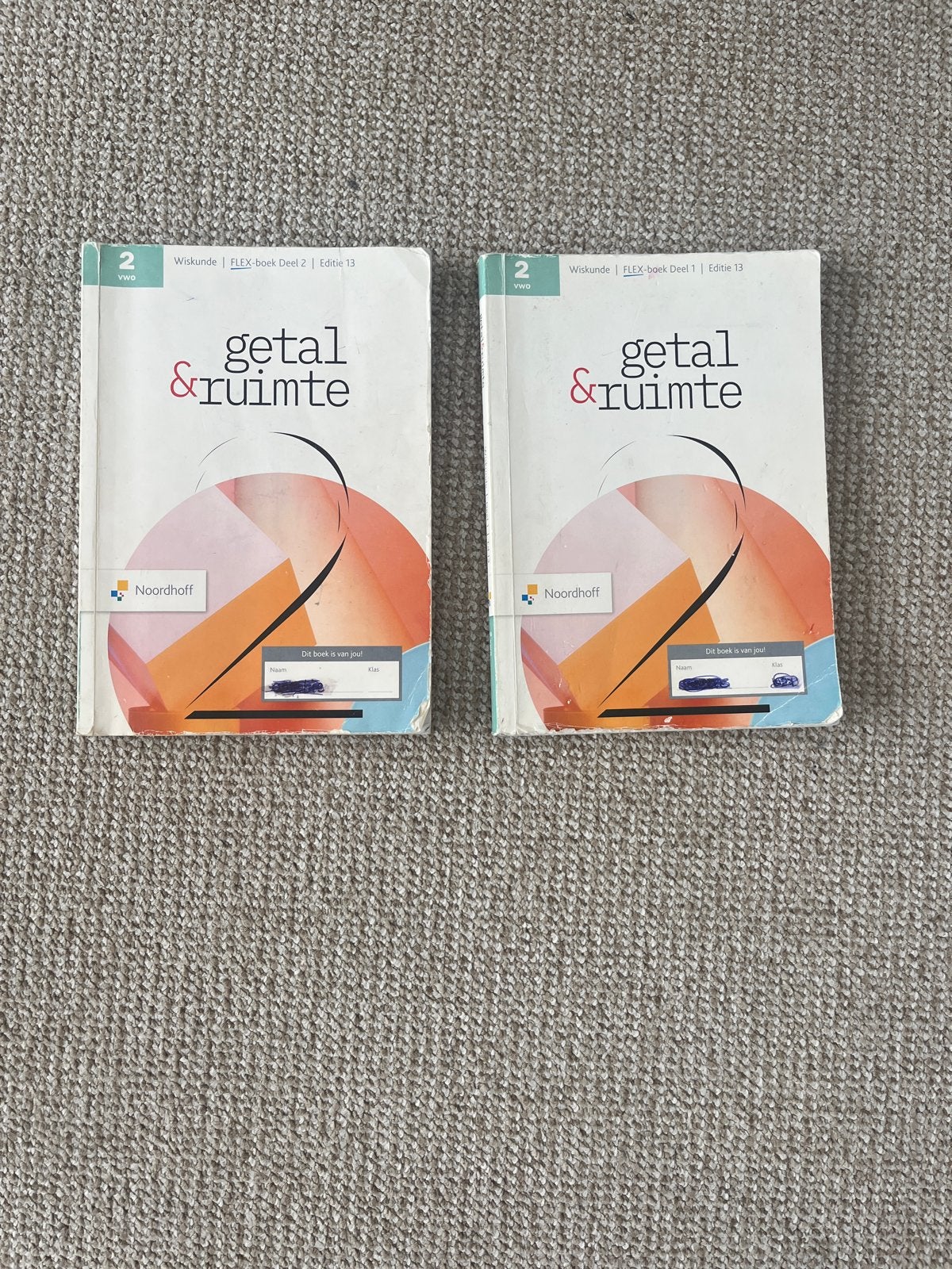 Wiskunde Getal & Ruimte VWO deel 1 & 2, editie 13, Boeken, Ophalen of Verzenden, Gelezen, VWO, Wiskunde A