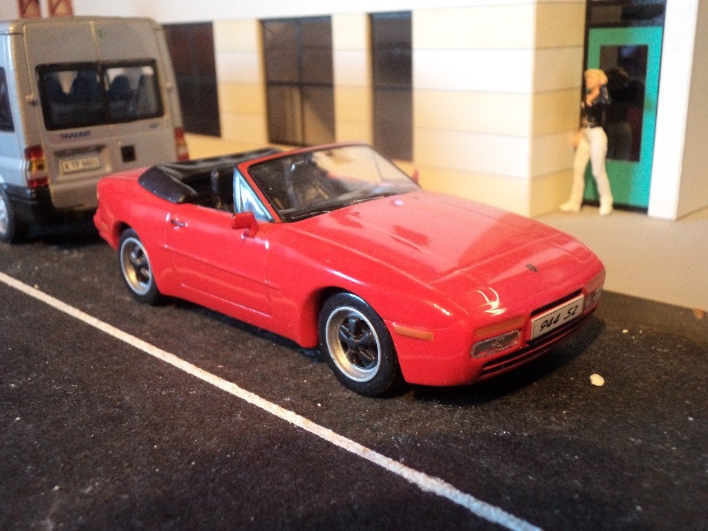 1/43 Porsche 944 S2 Cabrio U.S.-uitvoering - DeAgostini, Ophalen of Verzenden, Nieuw, Auto, Overige merken