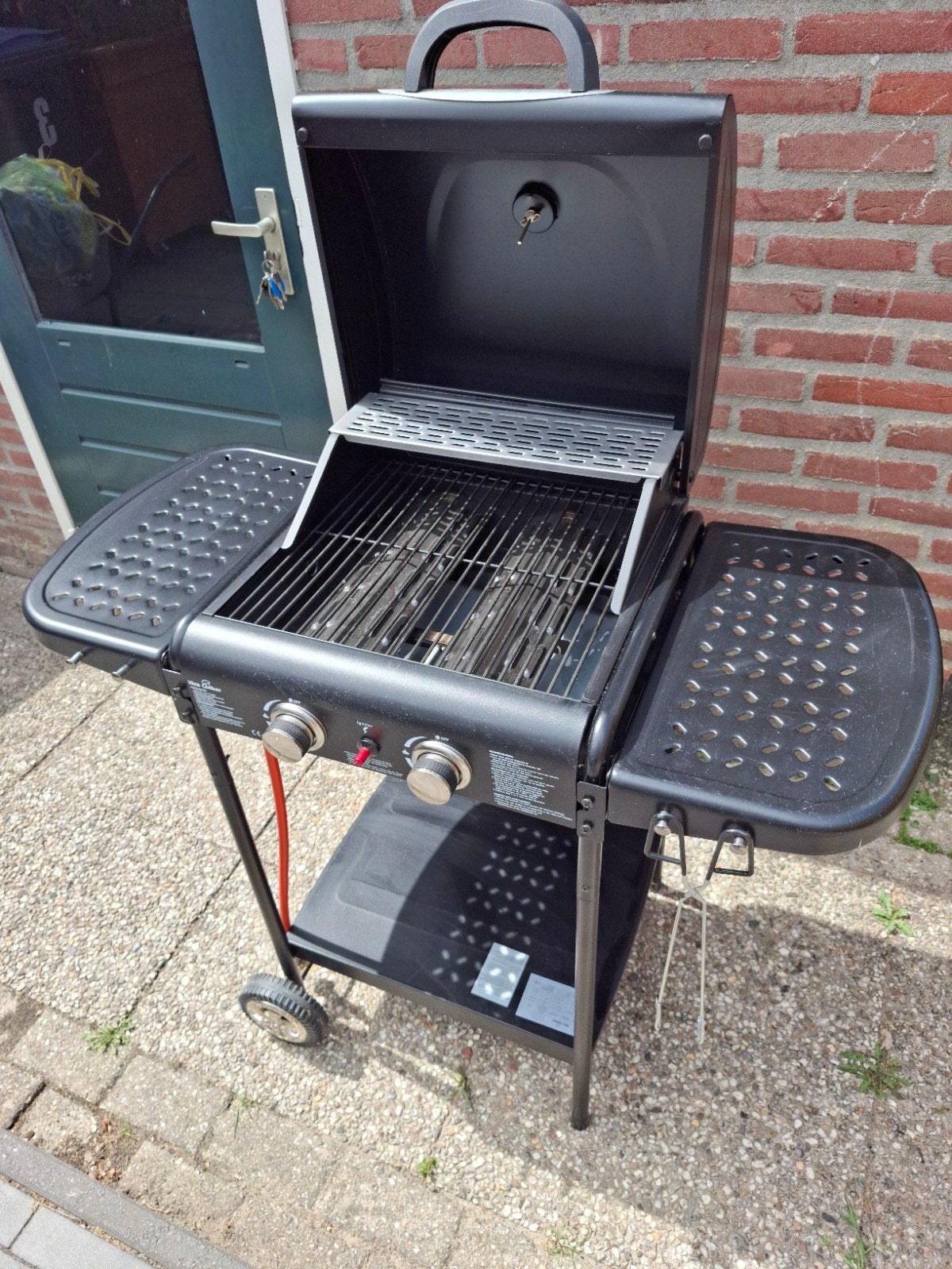 nice cooker gas bbq (top staat), Ophalen, Zo goed als nieuw, Nice Cooker bbq