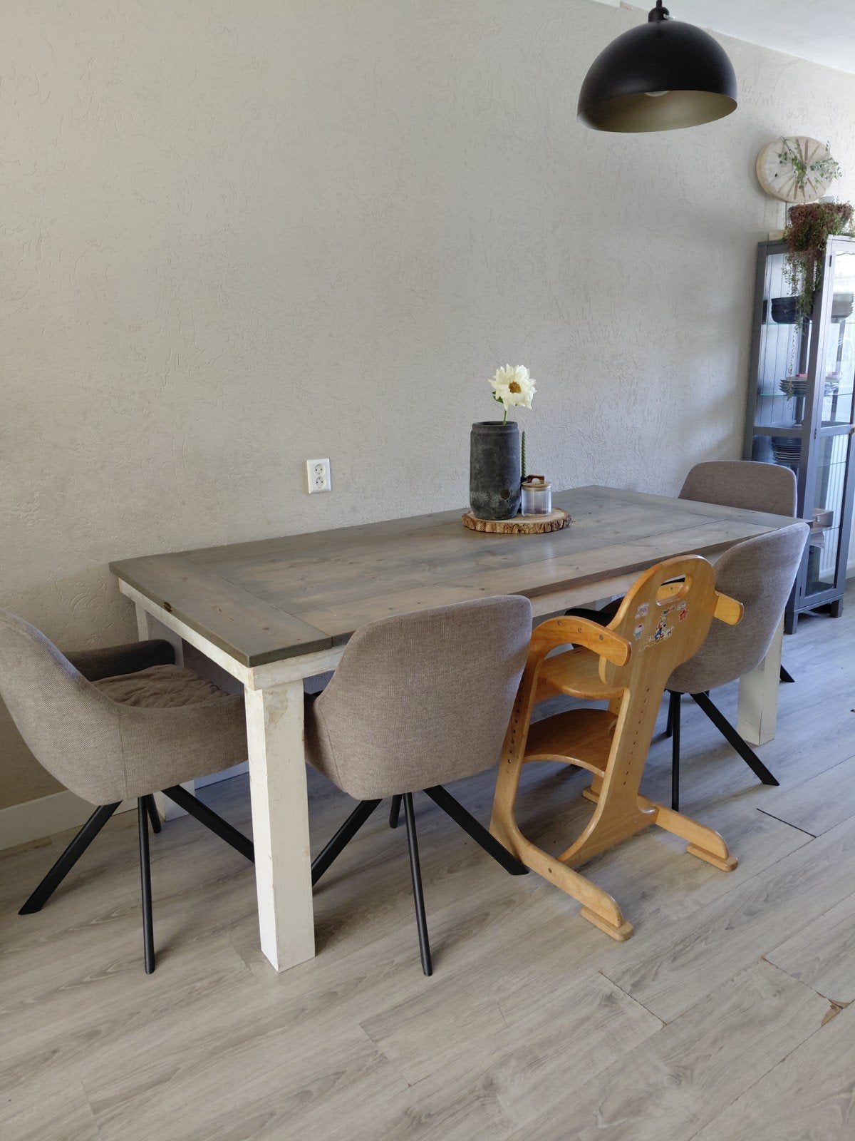countrywood eettafel steigerhout, Ophalen, Rechthoekig, 200 cm of meer, 50 tot 100 cm