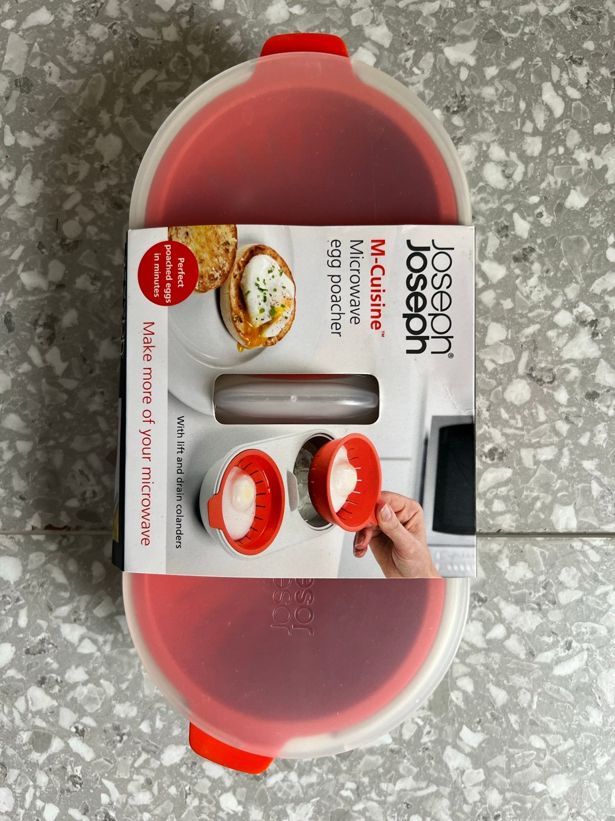 Joseph Joseph M-Cuisine Magnetron Eierkoker, Kunststof, Ophalen of Verzenden, Rood, Overige merken