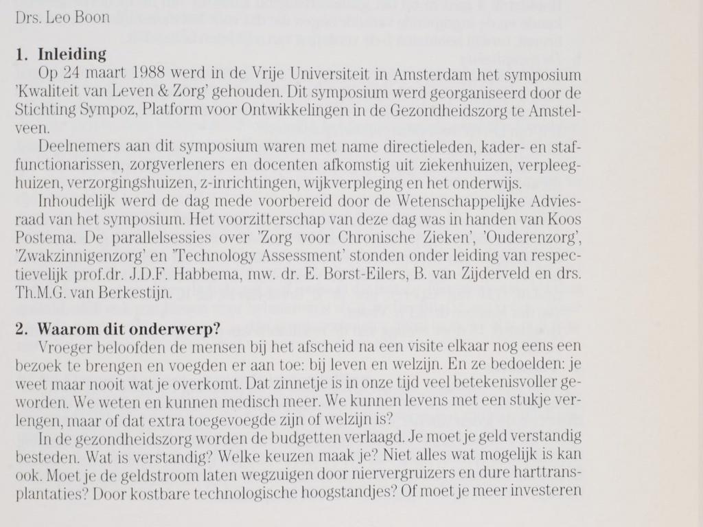 Kwaliteit van leven & zorg - Chronische zieken ouderenzorg, Boeken, Verzenden, Beta, Zo goed als nieuw, HBO