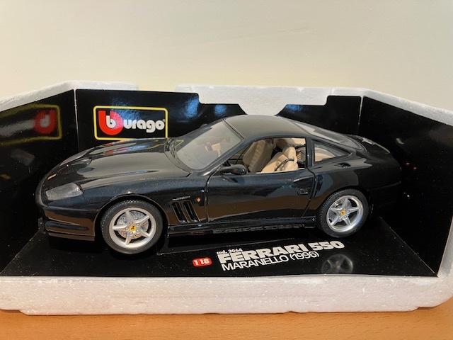 Bburago 1:18 Ferrari 550 Maranello, Ophalen of Verzenden, Zo goed als nieuw, Auto, Bburago