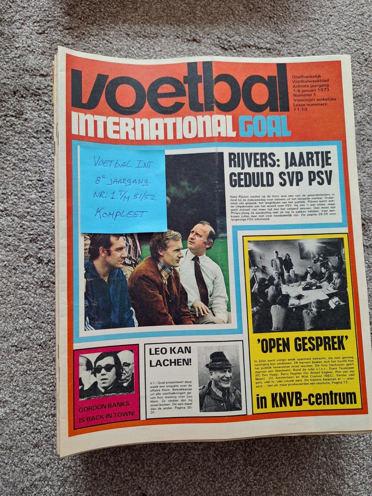 Voetbal Int.Goal., Ophalen of Verzenden, Overige binnenlandse clubs, Boek of Tijdschrift