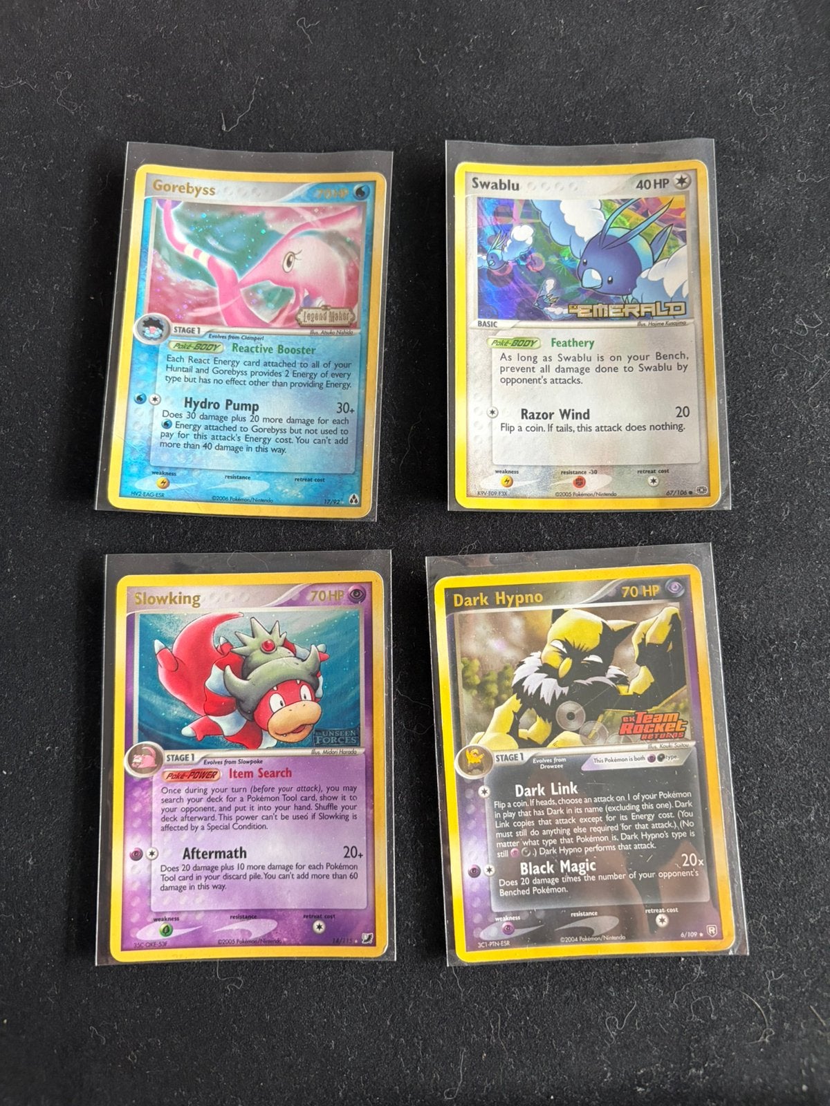 Pokemon stamped Reverse holo kaarten, Ophalen, Zo goed als nieuw