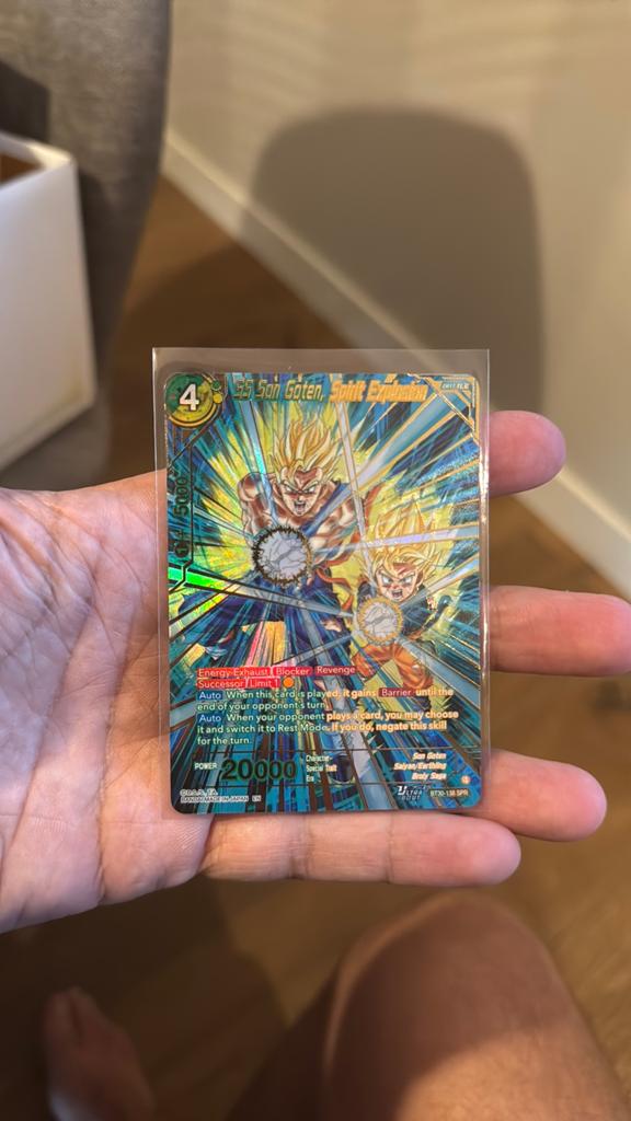 Dragonball kaart SPR BT30-138, Ophalen of Verzenden, Zo goed als nieuw