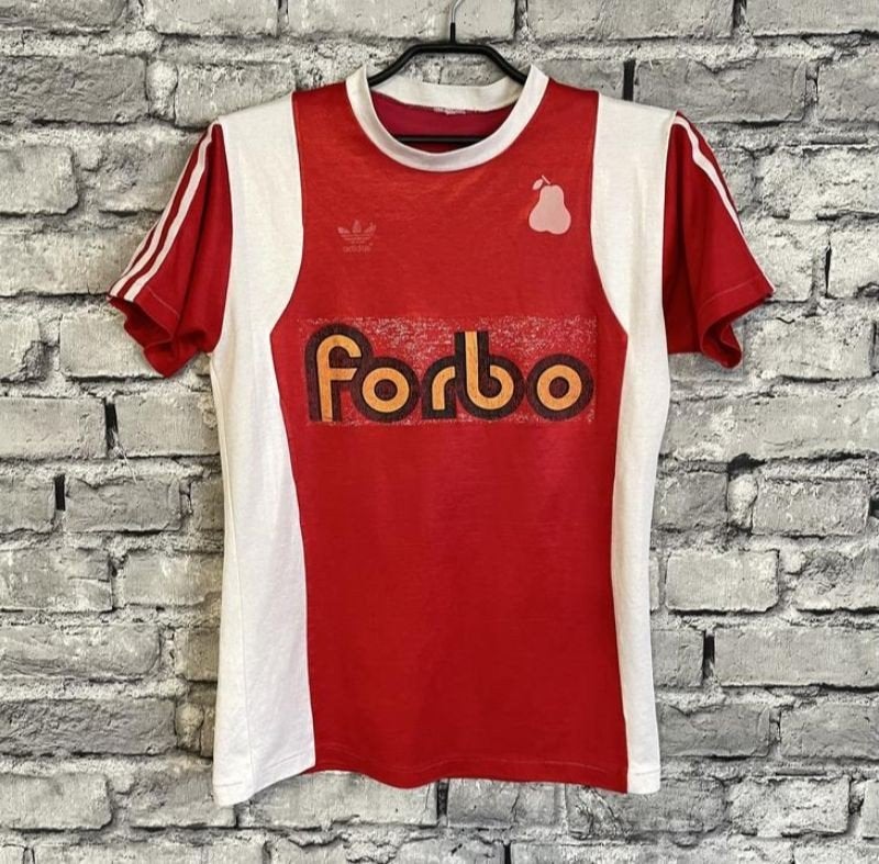 Vintage Adidas Forbo Giubiasco Voetbalshirt Maat M, Kleding | Heren, Maat 48/50 (M), Ophalen of Verzenden, Adidas, Gedragen