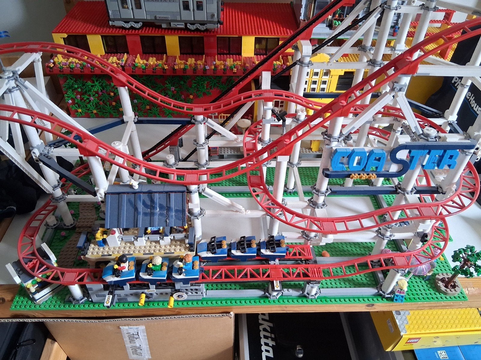 nep lego achtbaan en modulair, Gebruikt, Lego, Ophalen of Verzenden, Compleet