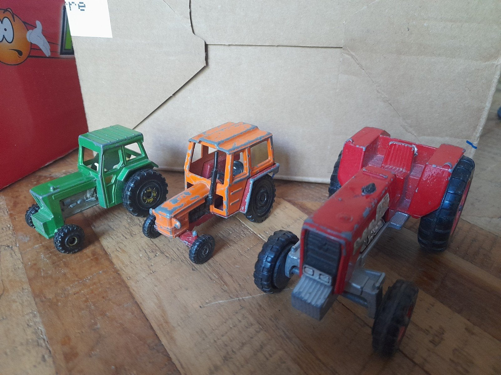 3 vintage tractors, Ophalen of Verzenden, Gebruikt, Auto
