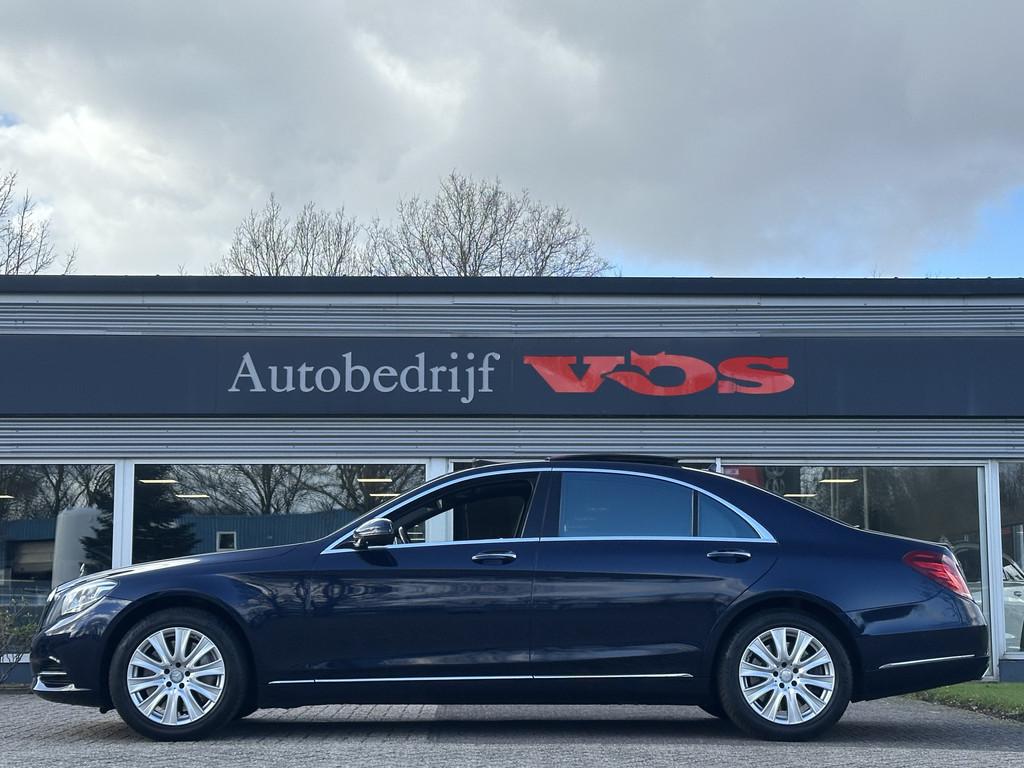 Mercedes-Benz S-Klasse 500 V8 4Matic Lang Prestige Plus | Ch, Gebruikt, Met garantie (alle), Blauw, Bedrijf