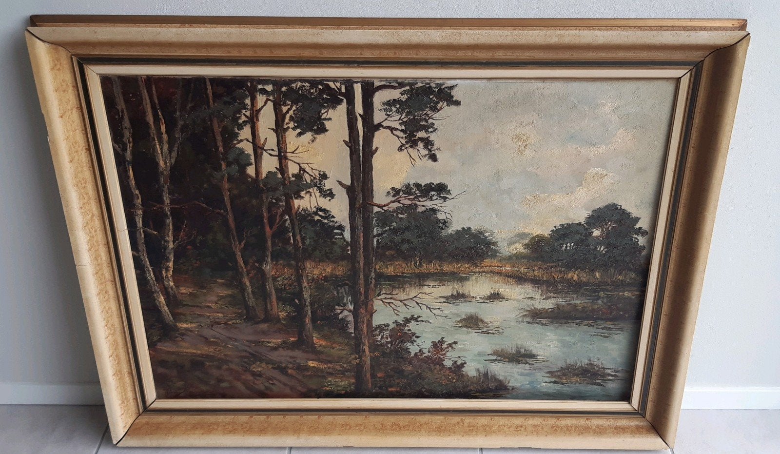 4 grote schilderijen Pierre Jacobs, Ophalen of Verzenden