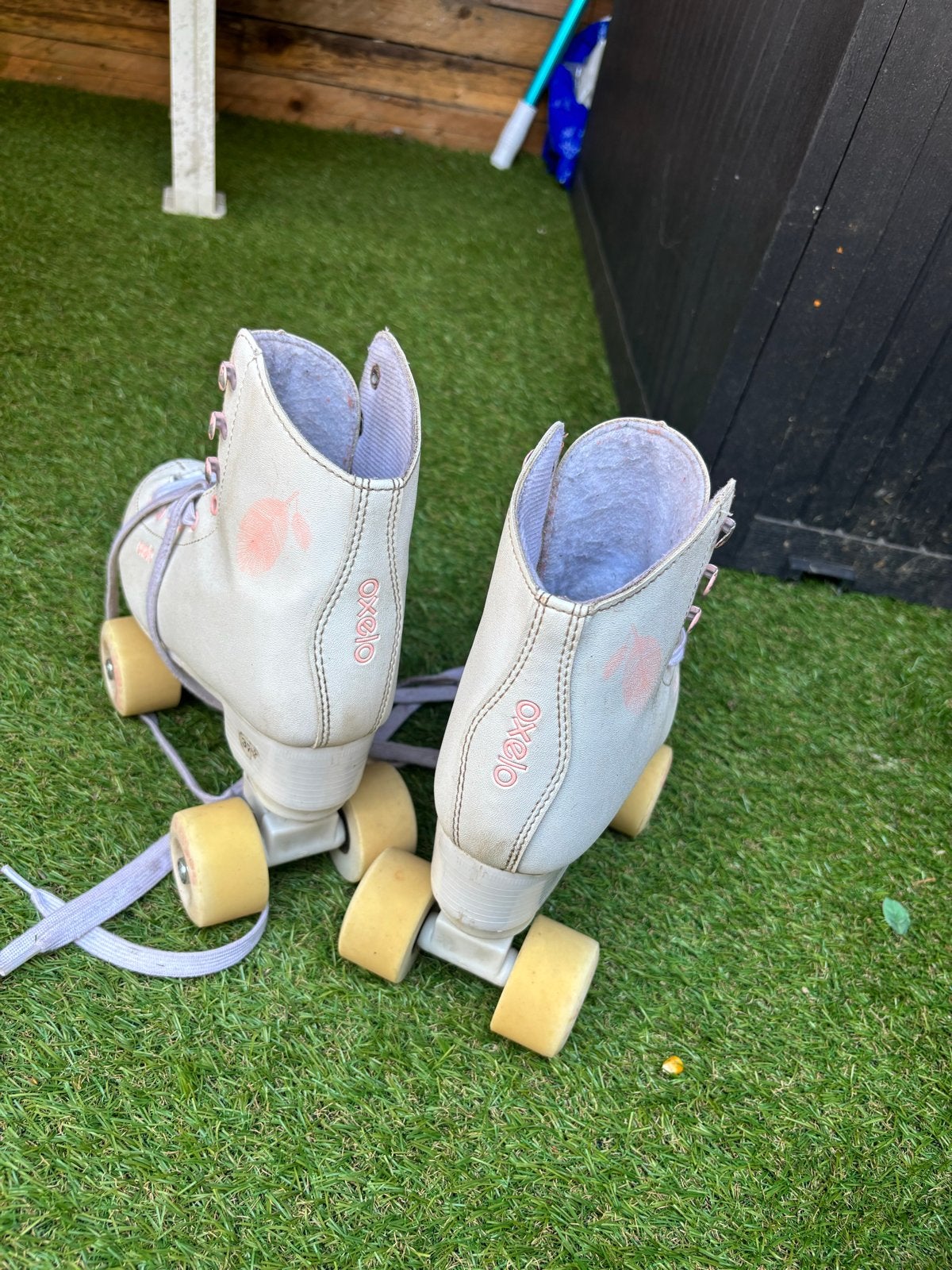 Oxelo rolschaatsen - Maat 36 - Wit/Roze, Ophalen, Gebruikt, Kinderen