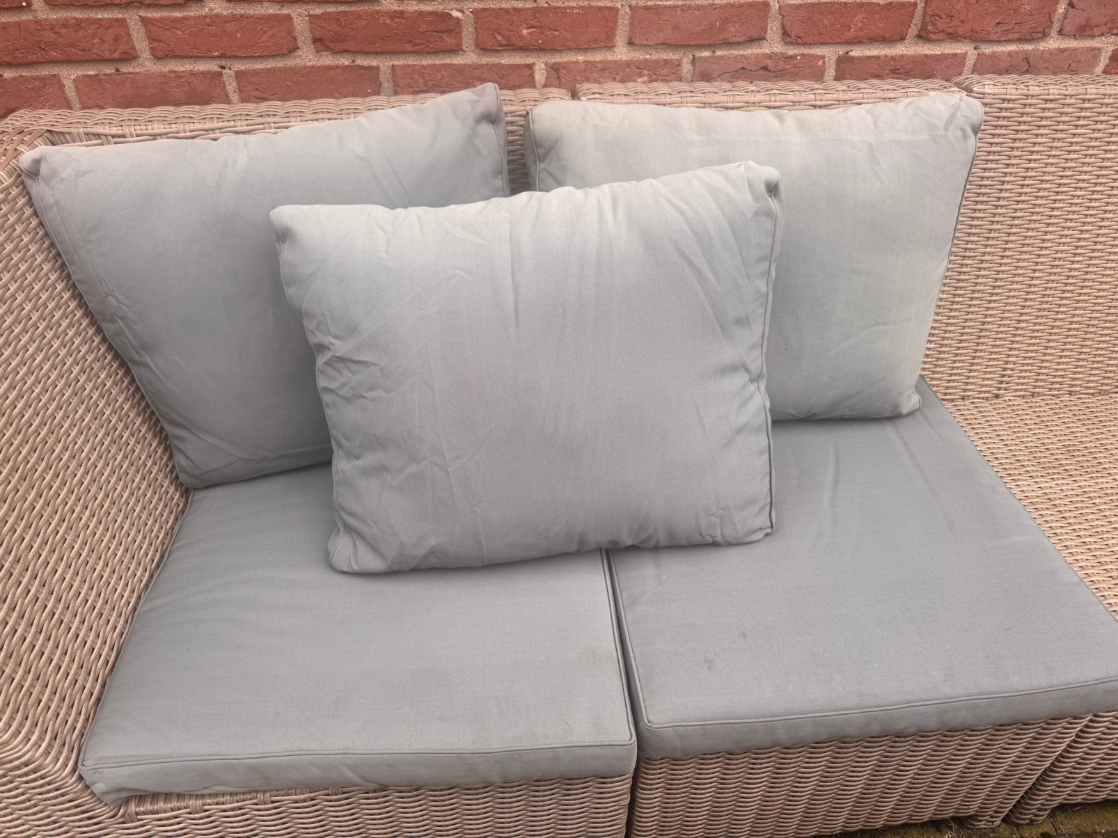 5 tuinkussens, Tuin en Terras, Ophalen, Gebruikt, Overige materialen