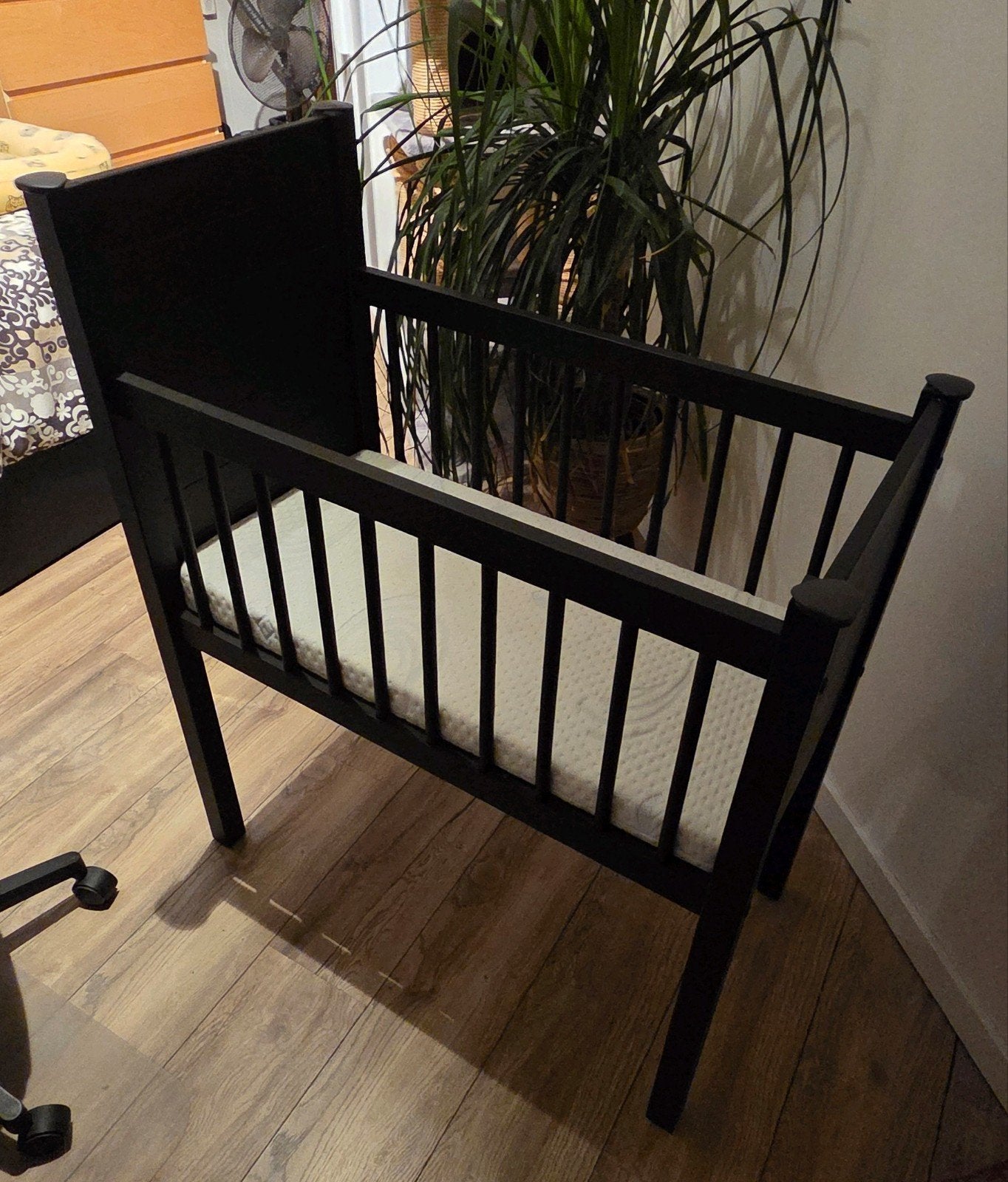 Kidsmill Noa Wieg - Mat Zwart, Ophalen, Gebruikt, Wieg