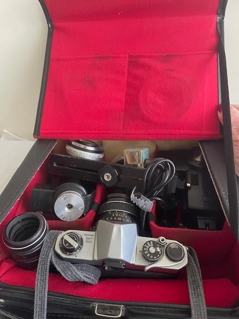 Pentax Asahi SP 1000 met  toebehoren in koffer, Ophalen of Verzenden, Gebruikt, Spiegelreflex, Pentax