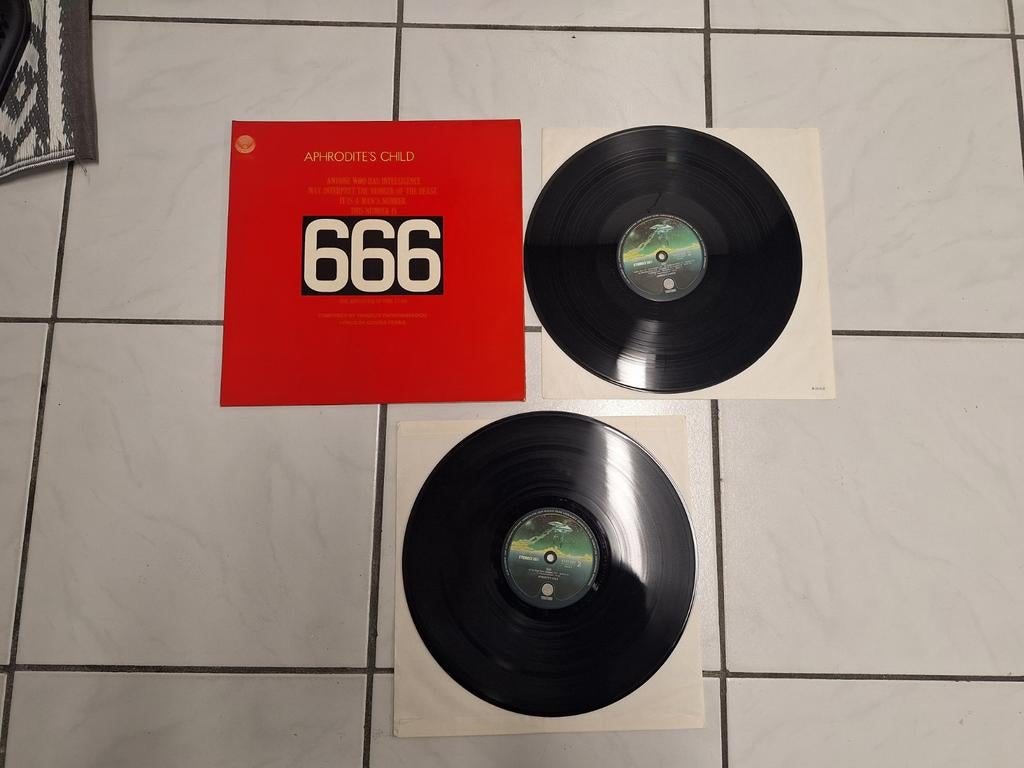 Vintage vinyl dubbel lp Aphrodite's Child 666 uit 1972, Cd's en Dvd's, Ophalen of Verzenden, Gebruikt, 12 inch, Poprock