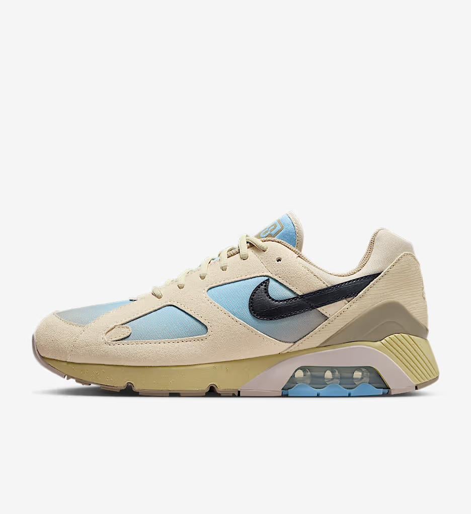 Nike Air Max 180 ‘Light Khaki Psychic Blue’ - maat 42, Product.Safety.ENEA@nike.com, Overige kleuren, Nieuw, Ophalen of Verzenden