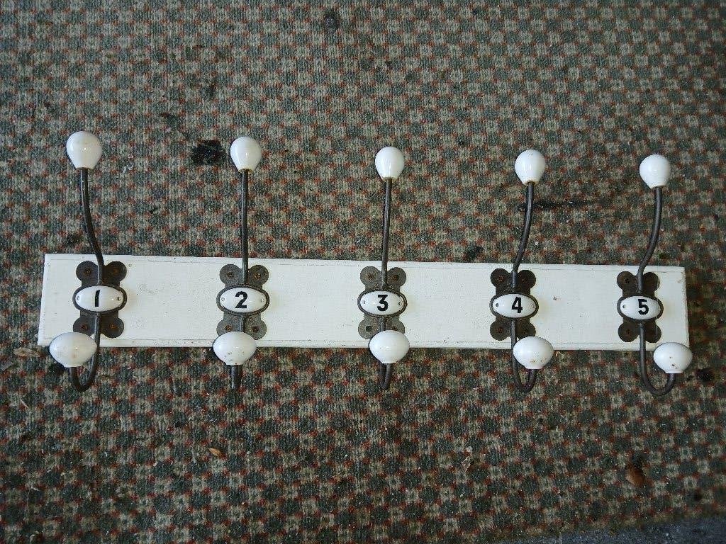 Antieke kapstok, Wandkapstok, Gebruikt, Ophalen of Verzenden, Minder dan 100 cm