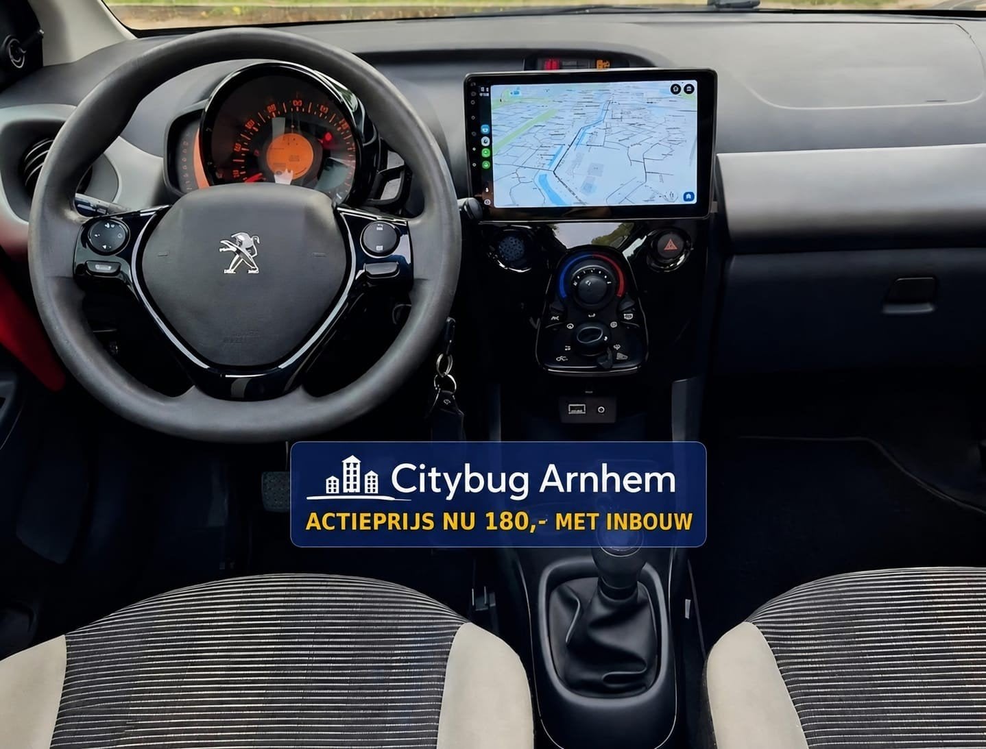 Peugeot 108, Citroen C1, Toyota Aygo 2014+ CARPLAY INBOUW!, Ophalen of Verzenden, Nieuw