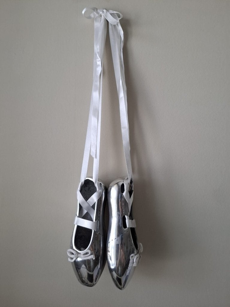 Decor, metalen balletschoenen van Riviera Maison, Vintage, Verzenden, Zo goed als nieuw, Metaal