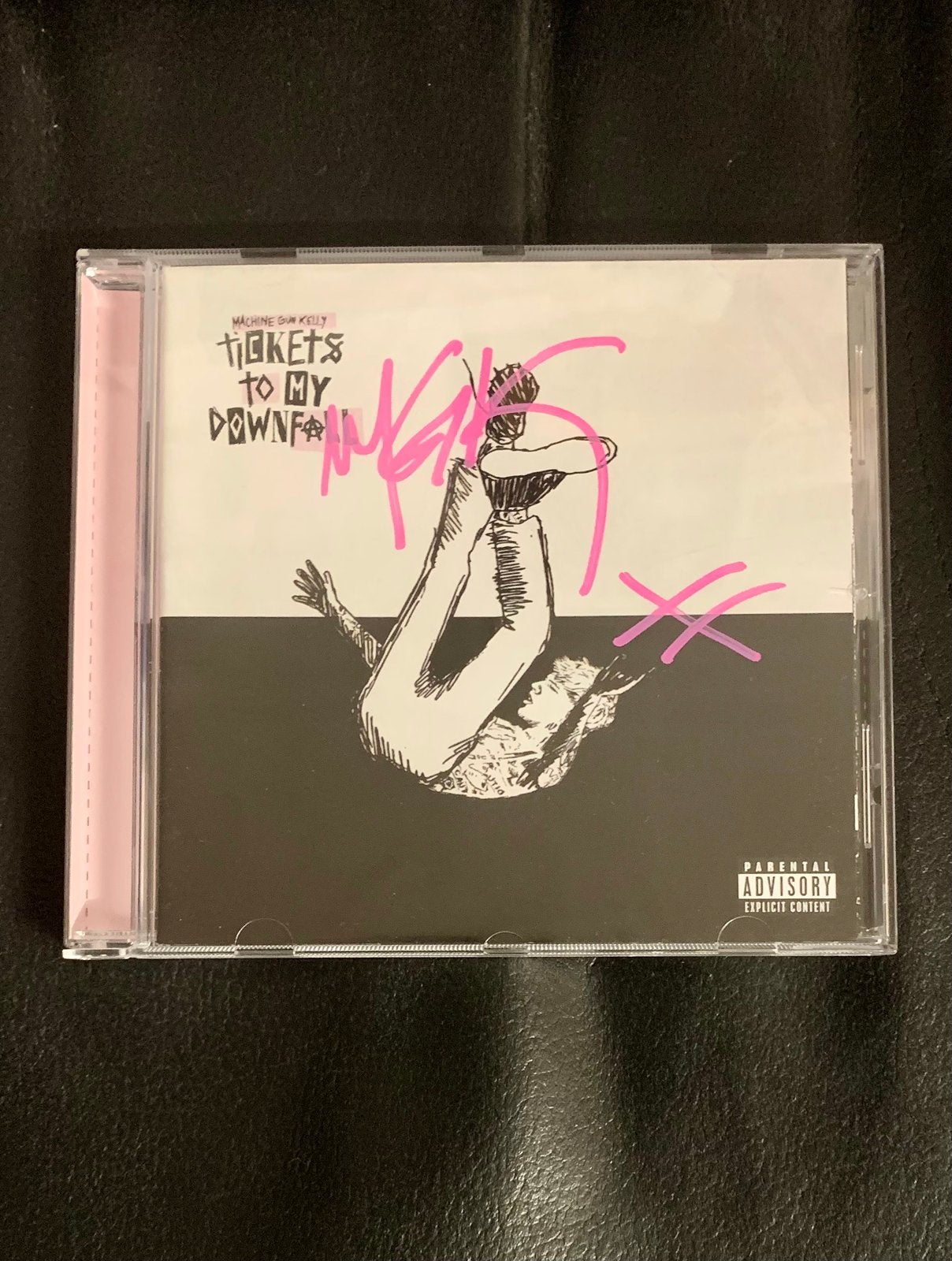 Machine Gun Kelly mgk SIGNED CD Tickets to my Downfall, Verzenden, Zo goed als nieuw, Gesigneerd, Poprock