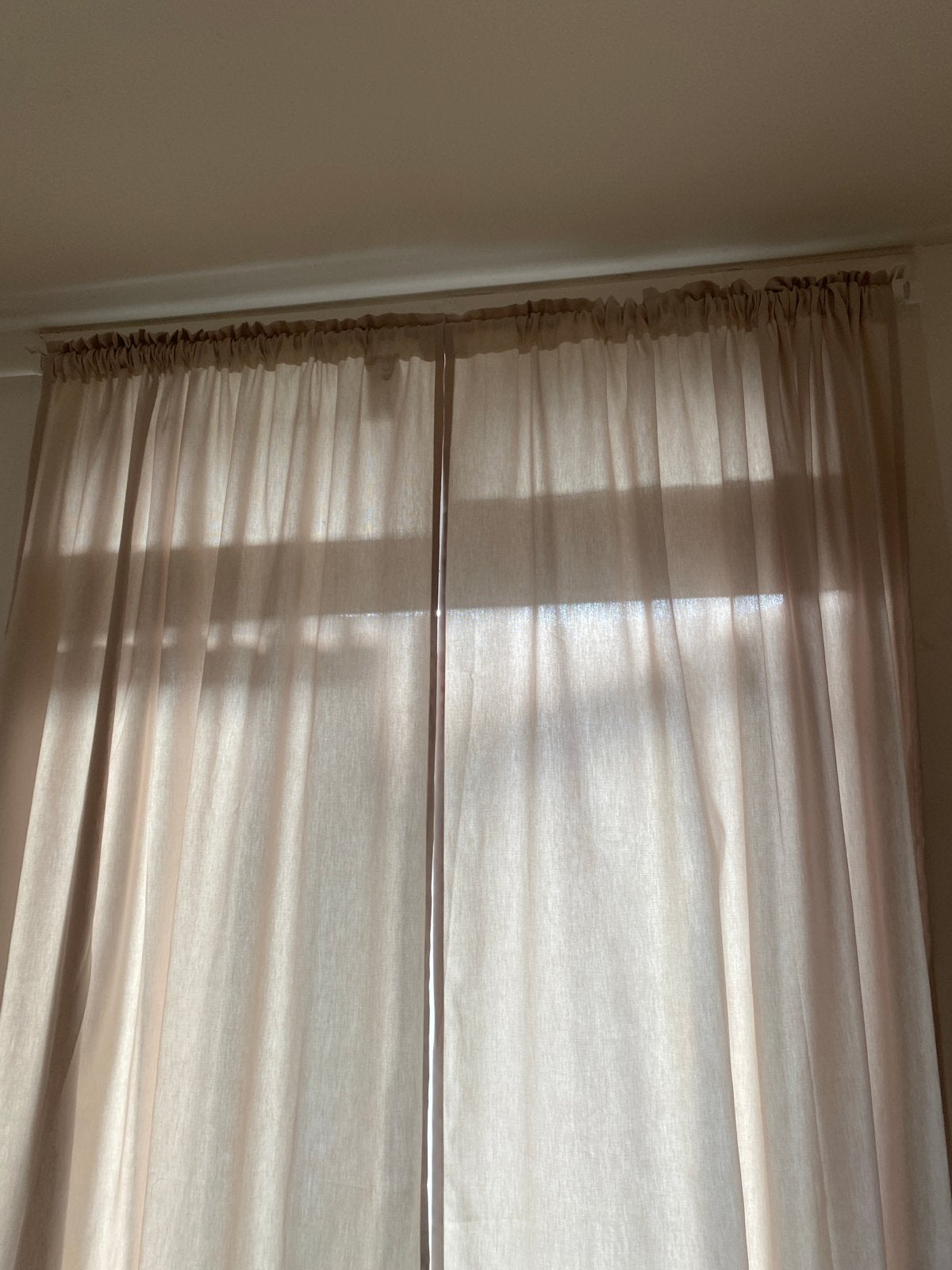IKEA Gordijnen - Snel Ophalen!, Huis en Inrichting, Stoffering | Gordijnen en Lamellen, Gebruikt, Beige, Ophalen of Verzenden