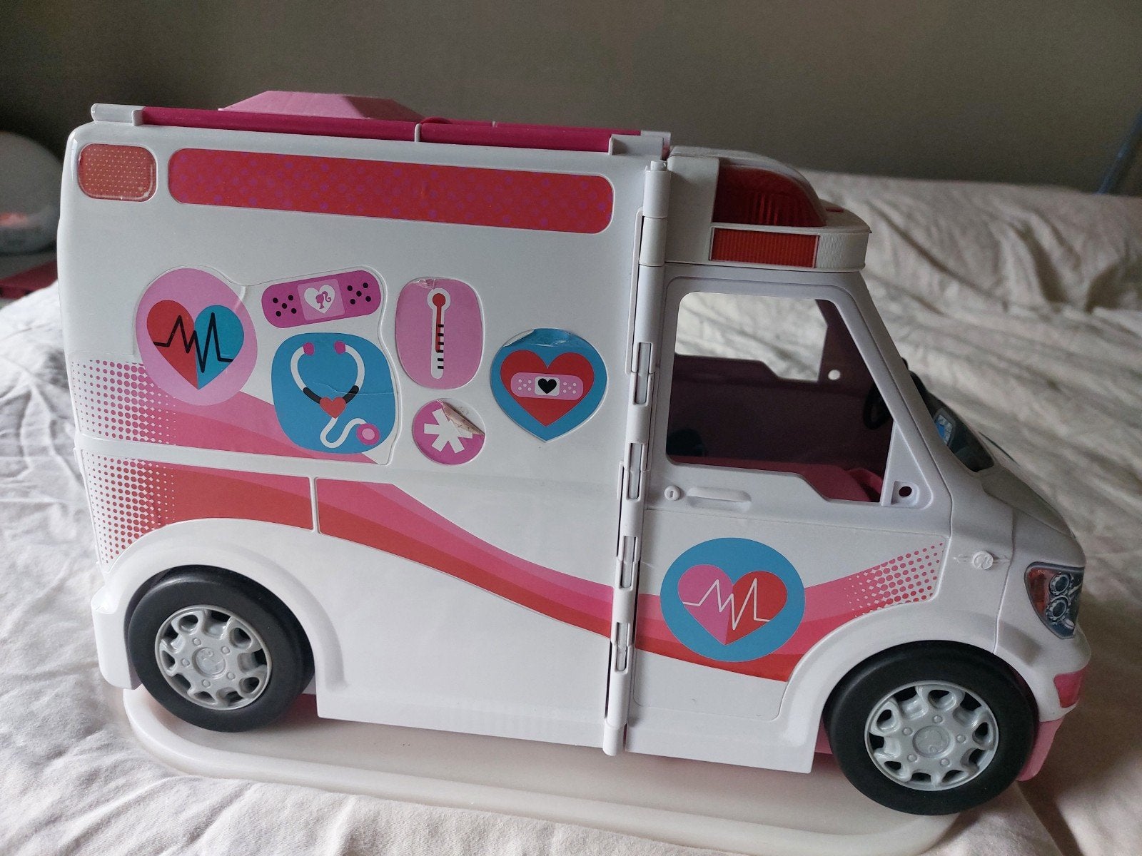 Barbie ambulance met licht en geluid, Ophalen, Gebruikt