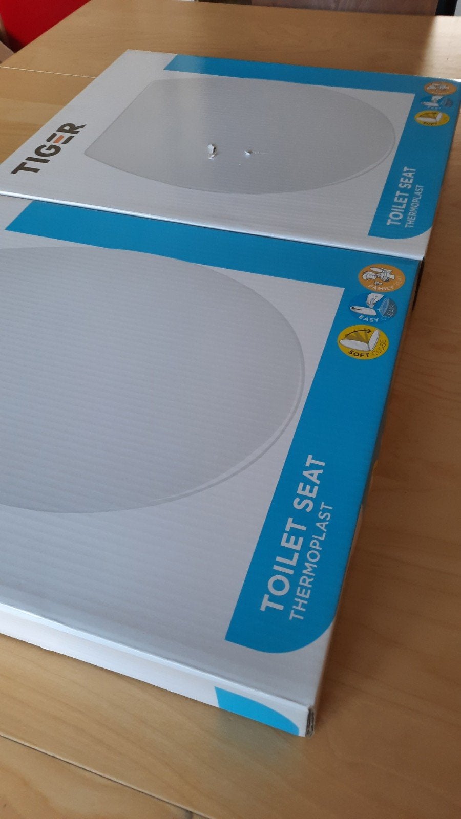 Nieuwe Tiger Toiletzitting Thermoplast Soft Close, Ophalen of Verzenden, Nieuw, Toilet
