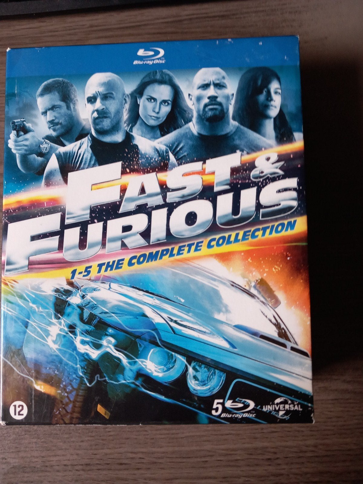 Fast & Furious 1-5 Complete Collection Blu-ray Boxset, Gebruikt, Ophalen of Verzenden, Duits, Blu-ray