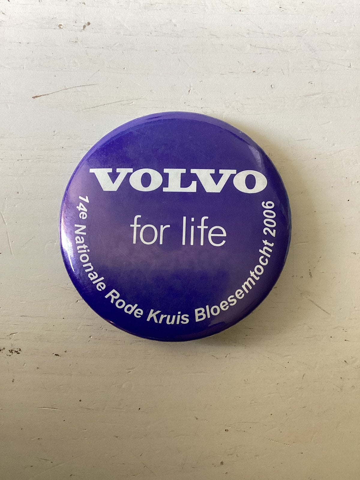 Button Volvo for life, Verzenden, Zo goed als nieuw, Merk, Button