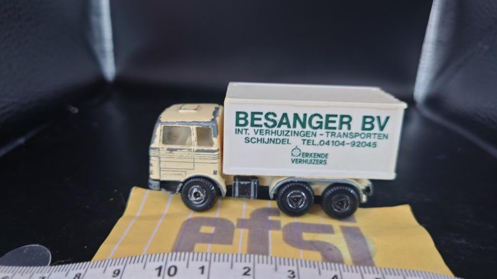 Efsi Toys Holland Mercedes Benz truck - Besanger BV, Hobby en Vrije tijd, Modelauto's | 1:87, Ophalen of Verzenden, Gebruikt, Overige merken