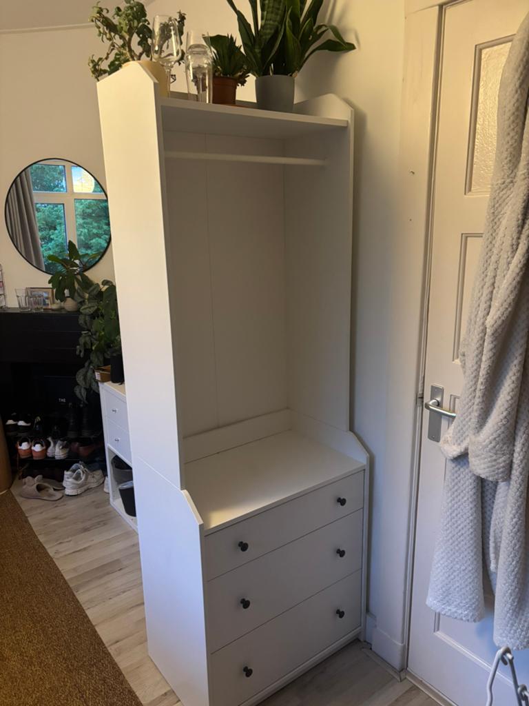 Prima garderobe kast, Huis en Inrichting, Kasten | Kledingkasten, Ophalen, 50 tot 100 cm, Zo goed als nieuw, Minder dan 100 cm