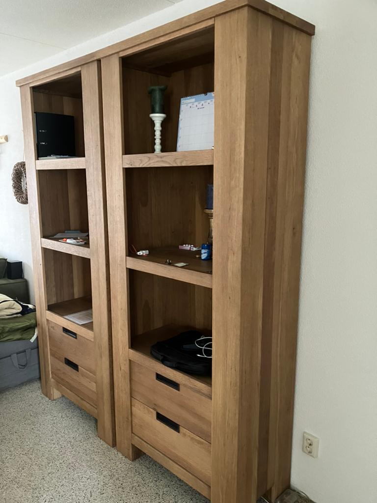 2 kasten, Huis en Inrichting, Kasten | Boekenkasten, Ophalen of Verzenden, Zo goed als nieuw, 25 tot 50 cm