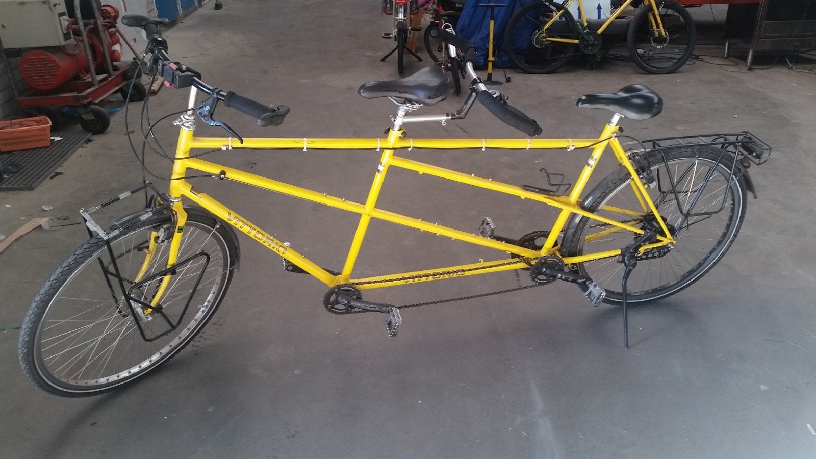 Vittorio robuuste vakantie tandem Rohloff, Fietsen en Brommers, Ophalen, Gebruikt, 10 tot 15 versnellingen