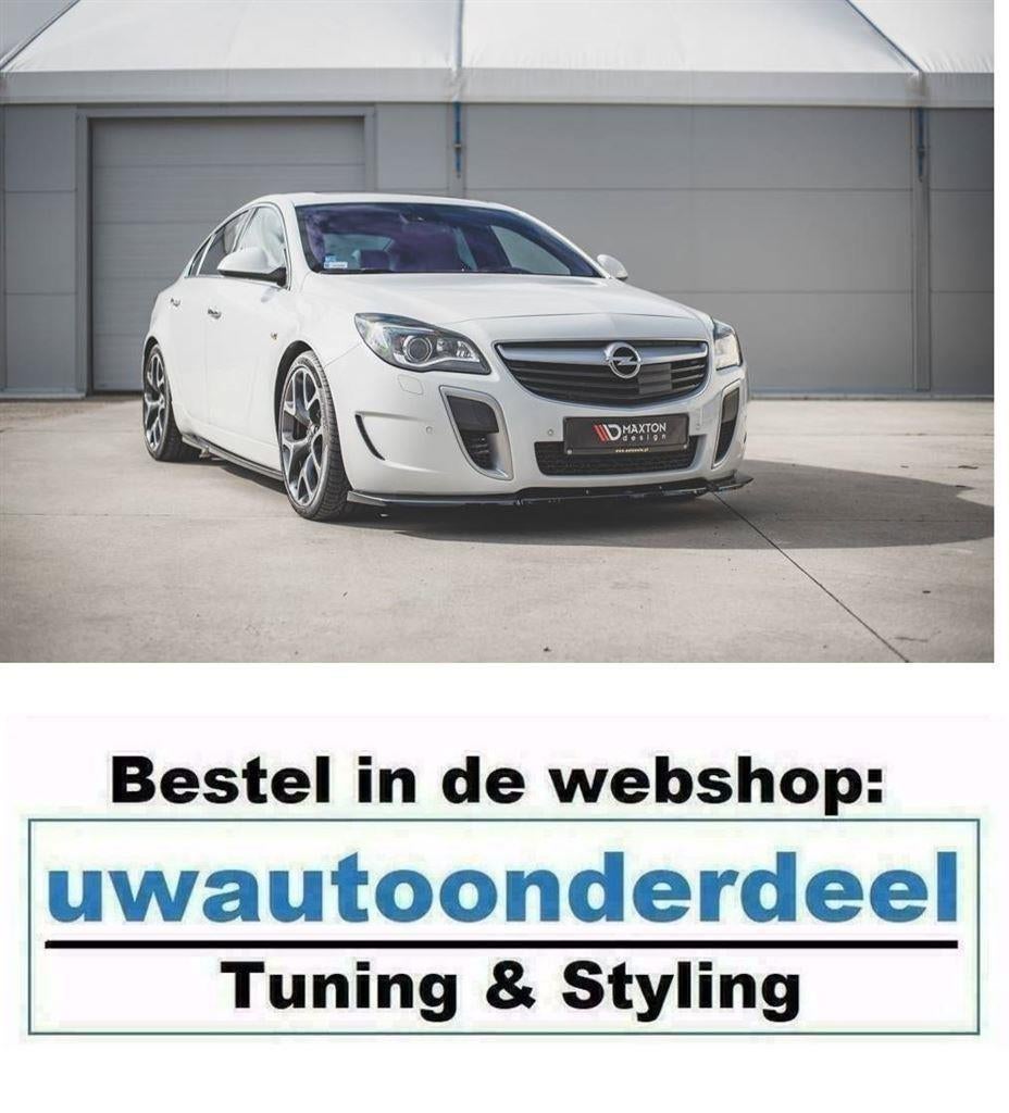 Maxton Spoiler Lip Splitter Voor Opel Insignia OPC Facelift, Verzenden