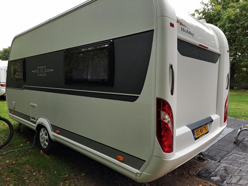 Zijruit linksachter Hobby caravan 460 LU, Ophalen of Verzenden, Gebruikt