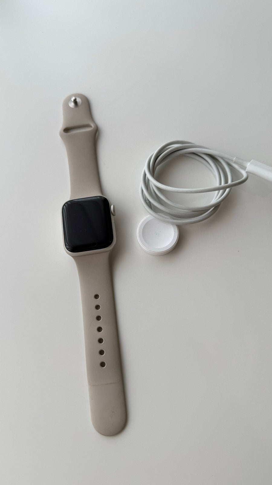 Apple Watch SE 40mm Aluminium GPS S/M Bandje, Ophalen, Gebruikt, IOS, Waterdicht