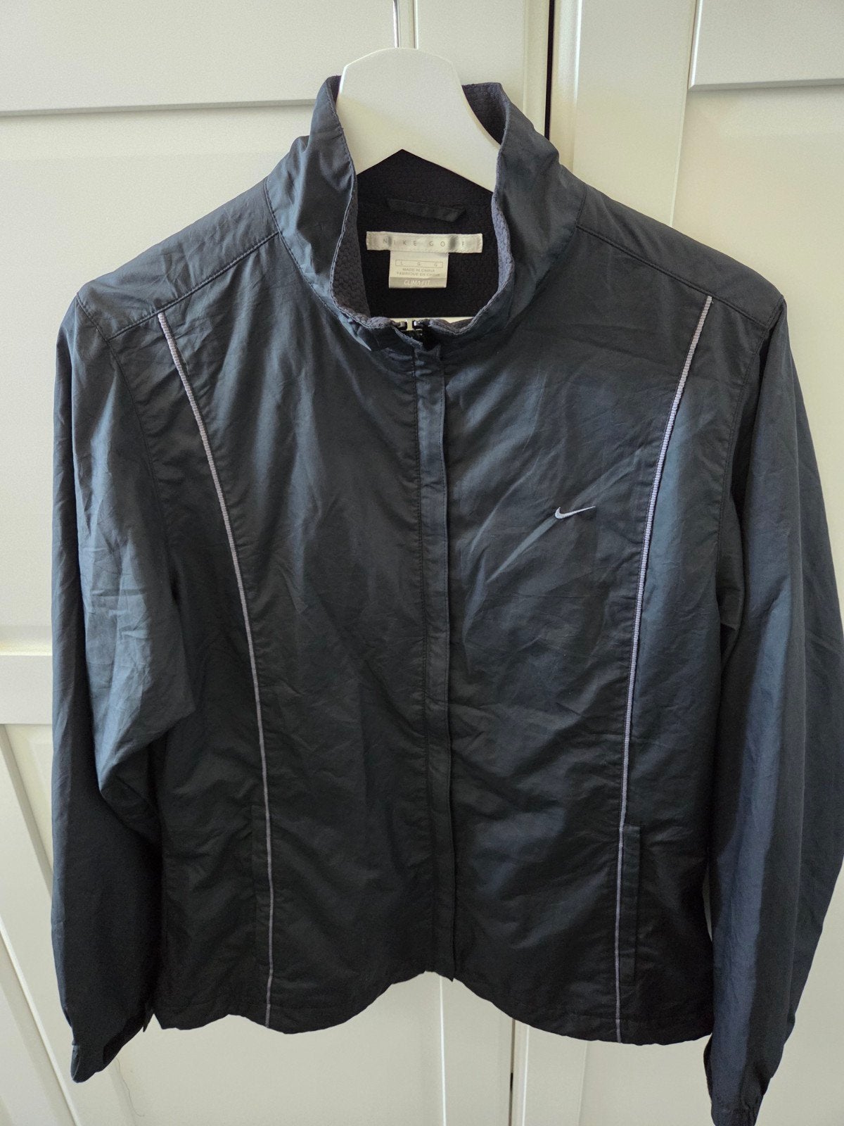 Nike Golf Clima-Fit Windjack Zwart Maat L, Zwart, Maat 42/44 (L), Nike Golf, Ophalen of Verzenden