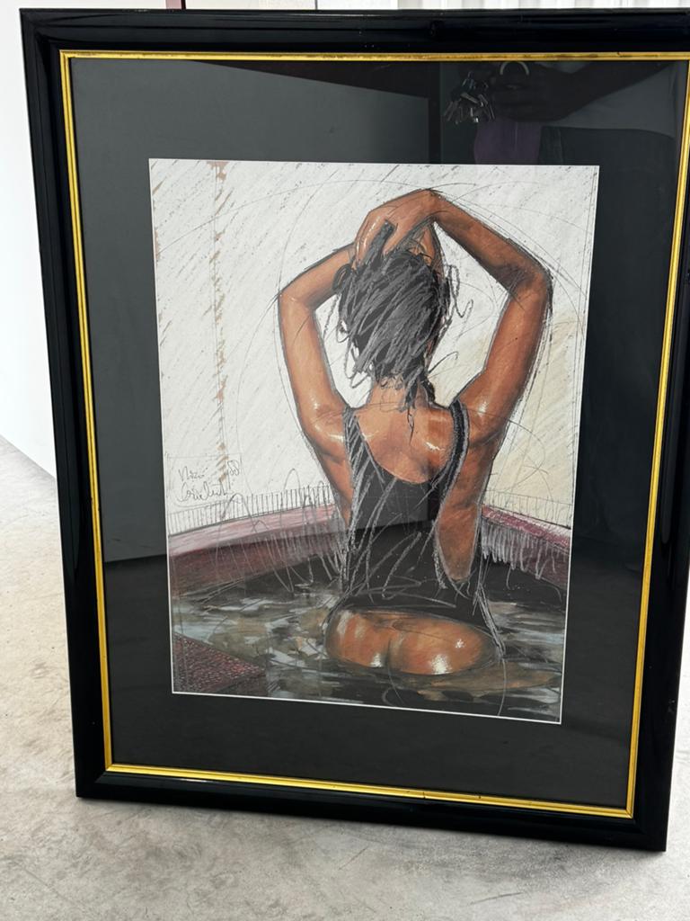 Groot Schilderij Erotische Vrouw, Ophalen