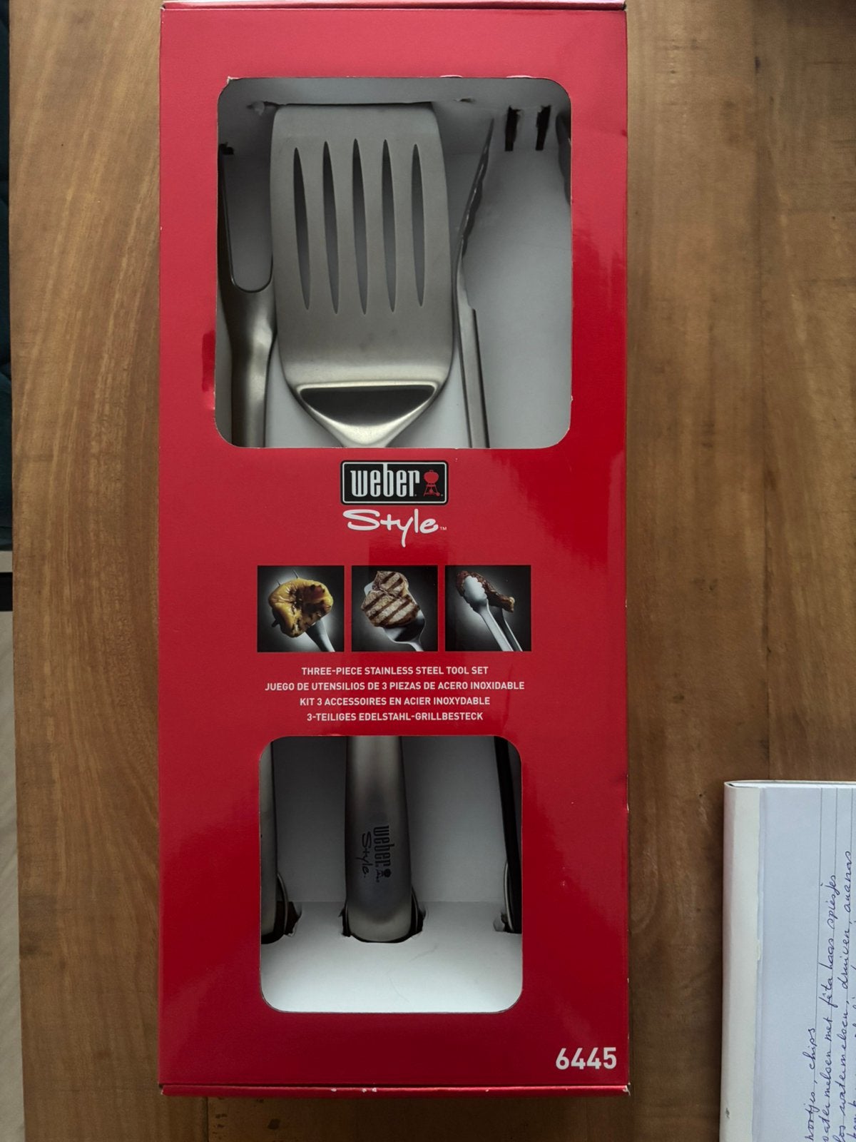 Grill set van Weber. Ongebruikt., Ophalen, Nieuw