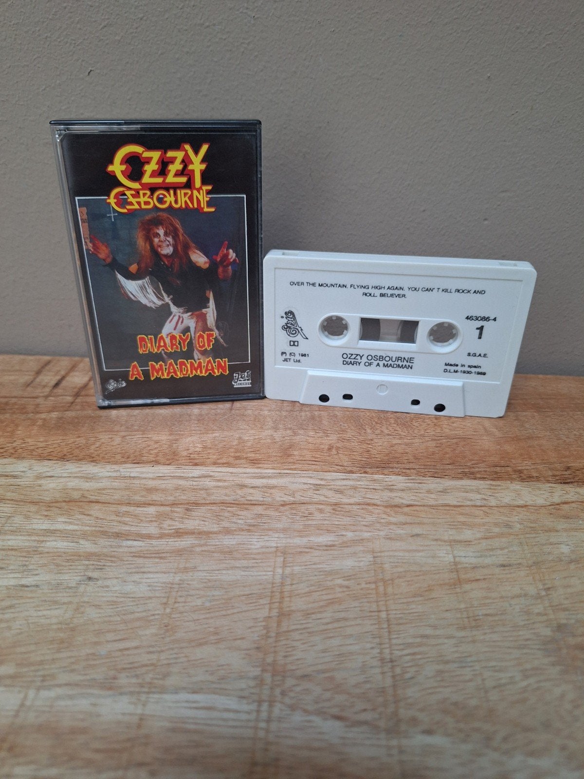 Ozzy Osbourne - Diary of a Madman (Cassette), Gebruikt, 1 bandje, Ophalen of Verzenden, Origineel