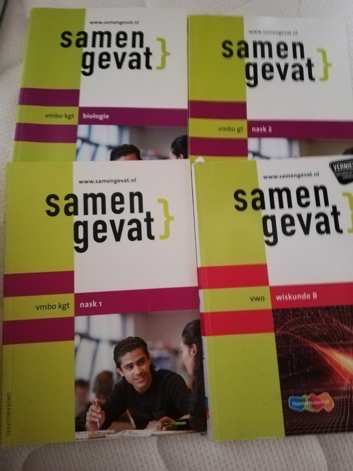 Samen gevat VMBO Nask 1 Nask 2 Biologie en VWO wiskunde B, Boeken, Ophalen, VMBO