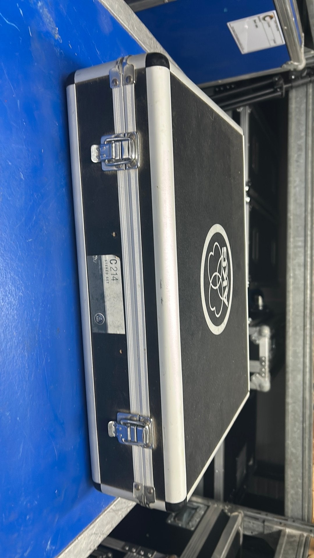 AKG C214 stereoset, Ophalen of Verzenden, Gebruikt, Instrumentmicrofoon