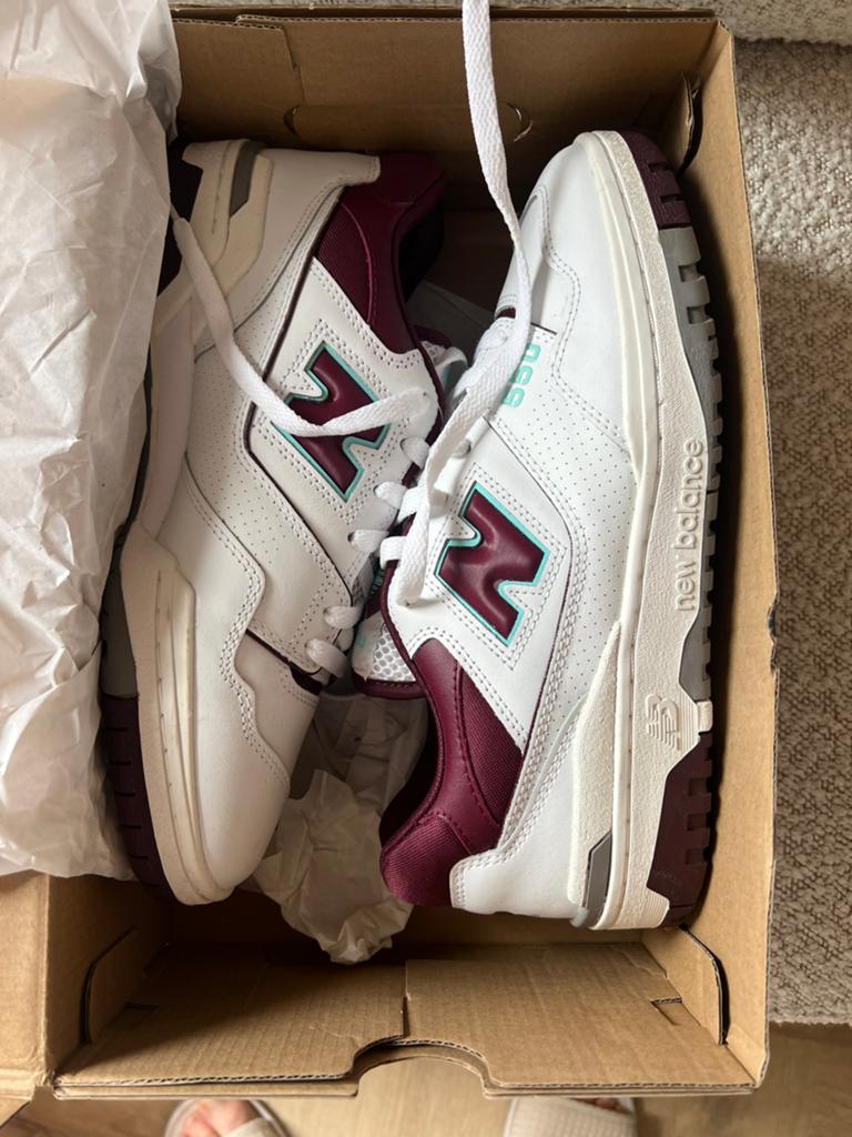 New Balance 550 Burgundy/Cyan maat 43, Ophalen of Verzenden, Nieuw, Sneakers of Gympen