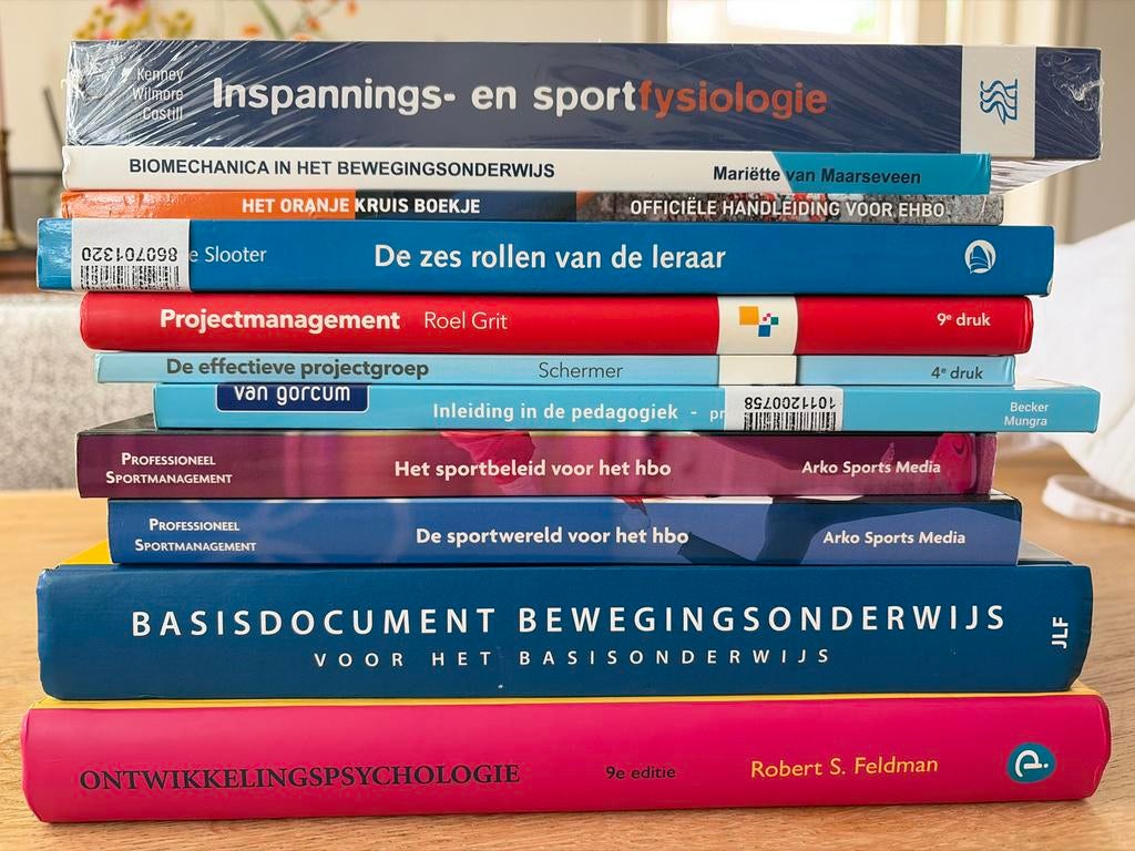 Studieboeken + judopak voor de ALO - eerste jaar, Boeken, Ophalen of Verzenden, Beta, Zo goed als nieuw, HBO