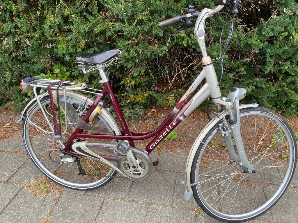Gazelle Geneve Dames 53 cm, Gebruikt, Velgrem, Versnellingen, Ophalen of Verzenden
