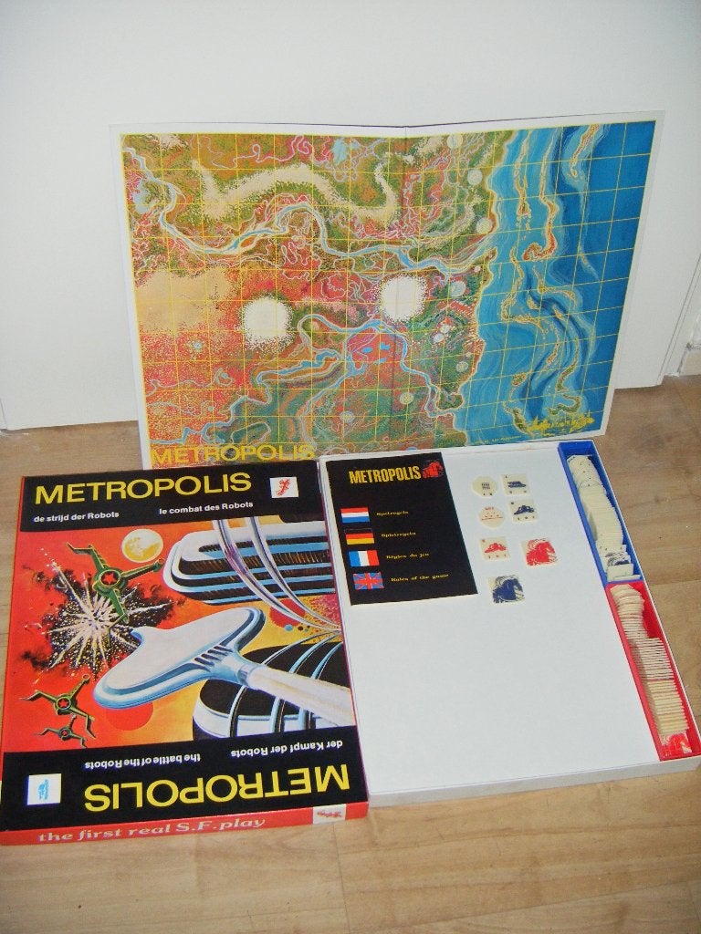 Vintage Metropolis,1978,orig!UFO bordspel,sealed,lees,read!, Ophalen of Verzenden